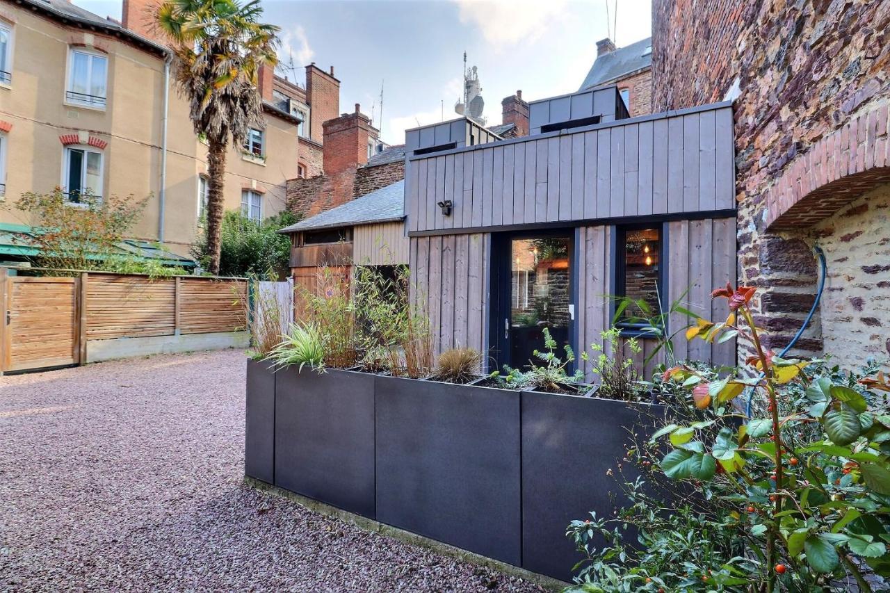 Garden Apparts Rennes Centre Gare Exterior foto